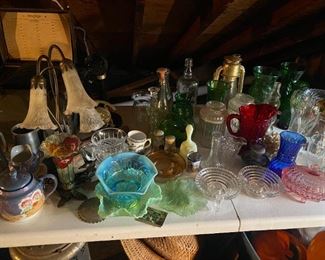 Miscellaneous Vintage Glass Items