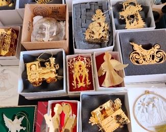 LARGE COLLECTION OF DANBURY MINT CHRISTMAS ORNAMENTS