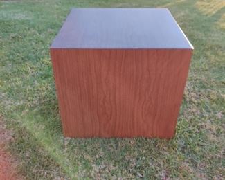 Mid Century modern cube side table