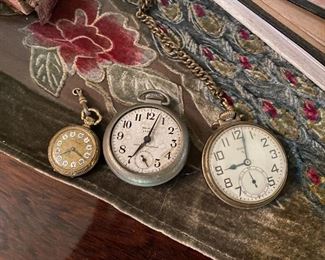 Pocket watches. Working and non working 