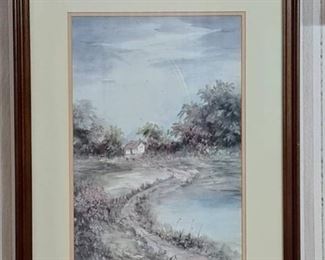 Berthand  Lithograph Print Signed 55/1780