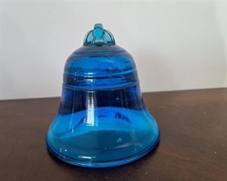 Original Glass Blue Bell Paperweight