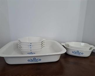 Lot of Corningware Dishware - Various Sizes See Photos