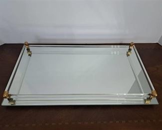 16" Mirror Vanity Tray