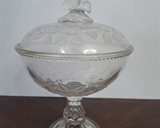 Bryce Thistle 10" Footed Compote