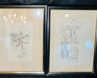 Pen and Pencil Line Drawings