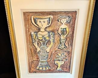 Massimo Campigli Original Art From Christies NYC