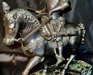 19th C French Bronze of Bartolomeo Colleoni