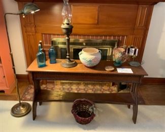 HALL AND ROSEVILLE POTTERY  VINTAGE BOTTLES