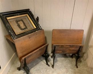 ANTIQUE CHILDS SCHOOL DESK