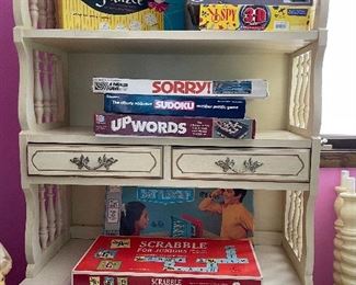 Vintage and modern games and toys 