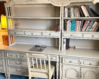 Mid Century bedroom set (desks, dressers, bed and nightstands)