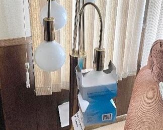 Amazing gold vintage multi bulb floor lamp 