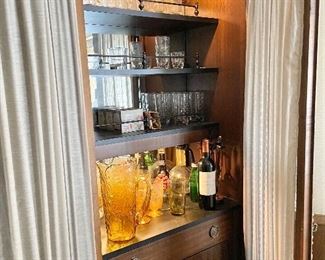 Mid Century bar cabinet 