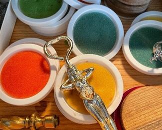 Vintage bar ware, glasses and accessories 