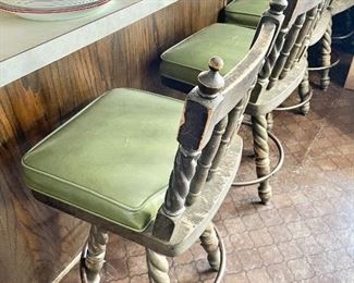 Mid Century bar stools 