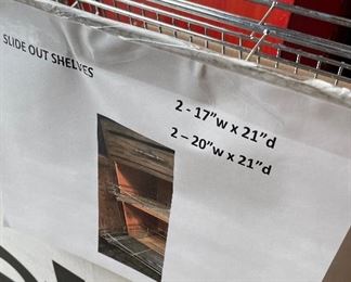 Slide out wire racks for kitchen cabinets 