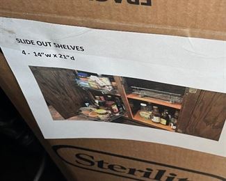 Slide out wire racks for kitchen cabinets 