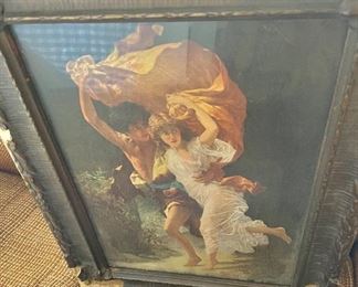 Antique framed prints 