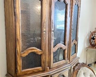 Vintage Hutch (Mathing sideboard, table and chairs)
