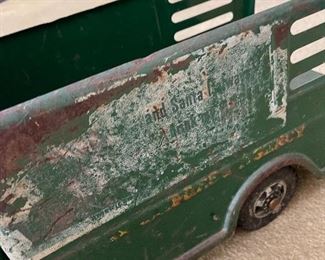 Vintage Buddy L Railway Express Agency Milk delivery truck 1950s