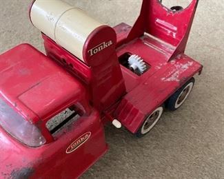 Vintage Tonka Truck cement mixer 1960s #120 missing barrel 