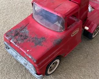 Vintage Tonka Truck cement mixer 1960s #120 missing barrel 