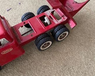 Vintage Tonka Truck cement mixer 1960s #120 missing barrel 