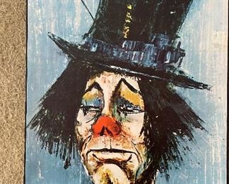 Vintage clown art 