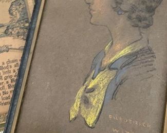 Antique drawing (Frederick Witton) 