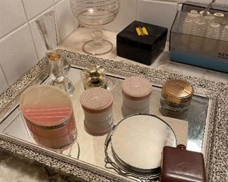 Vintage vanity items