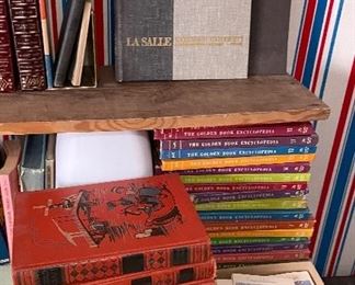 Vintage books (Childcraft books, Golden Book Encyclopedia set)