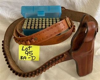 Leather Bullet Belt