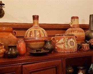 Assortment of Antique Mexican Pottery (some sold)