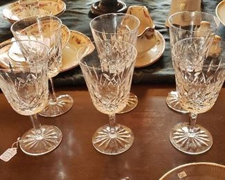 Set of 6 Waterford Crystal Wine Glasses