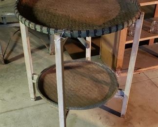 Tiered Cambodian Rice Tray Table
