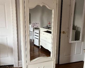 Young America mirrored armoire