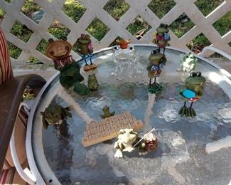 I have over 30 different frogs & maybe more from sm. to lg.