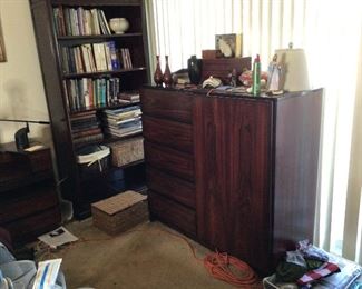 Mid-century modern walnut chest