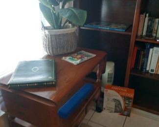 On wheels & opens on both ends