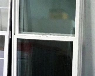 Single Hung Double Pane Replacement Windows, 78" x 32", Qty 2