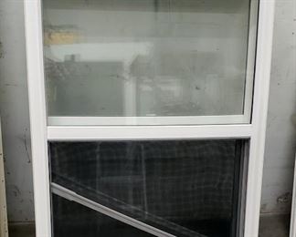 Single Hung Double Pane Replacement Windows, 50" x 36", Qty 2