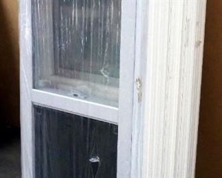 Silver Line Single Hung Double Pane Replacement Windows, 55" x 20", Qty 6