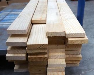 Raw Pine Finger Joint, 2.75" x 5/8" x 6', Qty 44