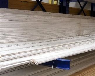 Base 5 1/4", 144' Total, Finger Joint Base 3", 320' Total, Jam Stock 4 5/8", 160' Total And FJ Crown 4 1/4", 2436' Total