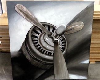 Canvas Wall Art C47 Prop, 39.5" x 39.5"