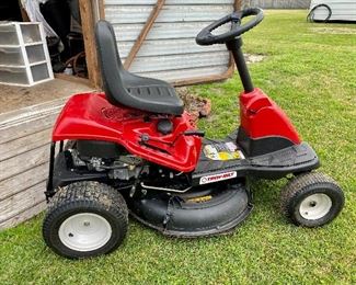 A 2015 TroyBilt 30” riding mower #TB30R……Very Clean, everything here has been nicely maintained… $800.00