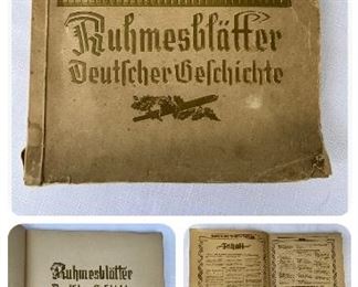German Cigarette Card History Book 