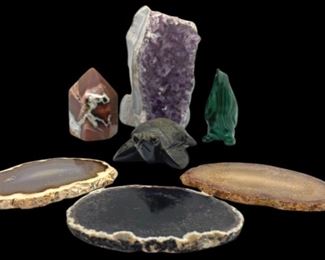 Stunning Stones  - Amethyst, Agate, Geode, Malachite