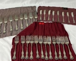 Lot of Sterling Silver - 36 Matching Pieces- 1387.2 Grams